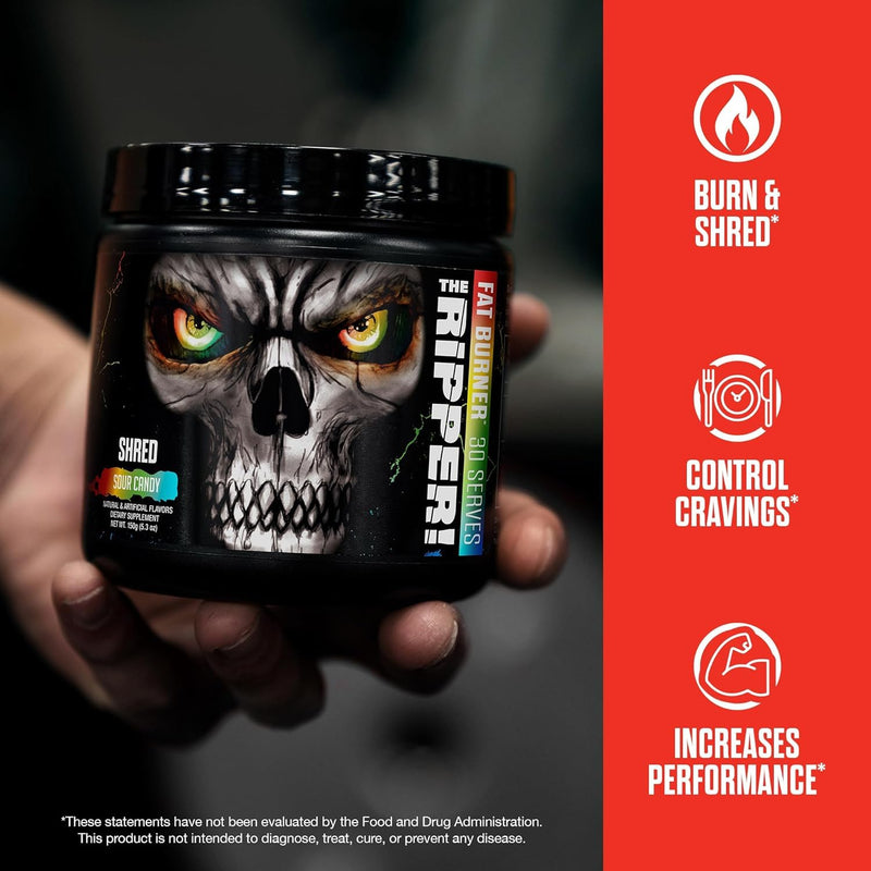JNX The Ripper – 30 Servings | High-Performance Pre-Workout Powder with Metabolism Support & Energy Boost (150 g, Lime) 150 g