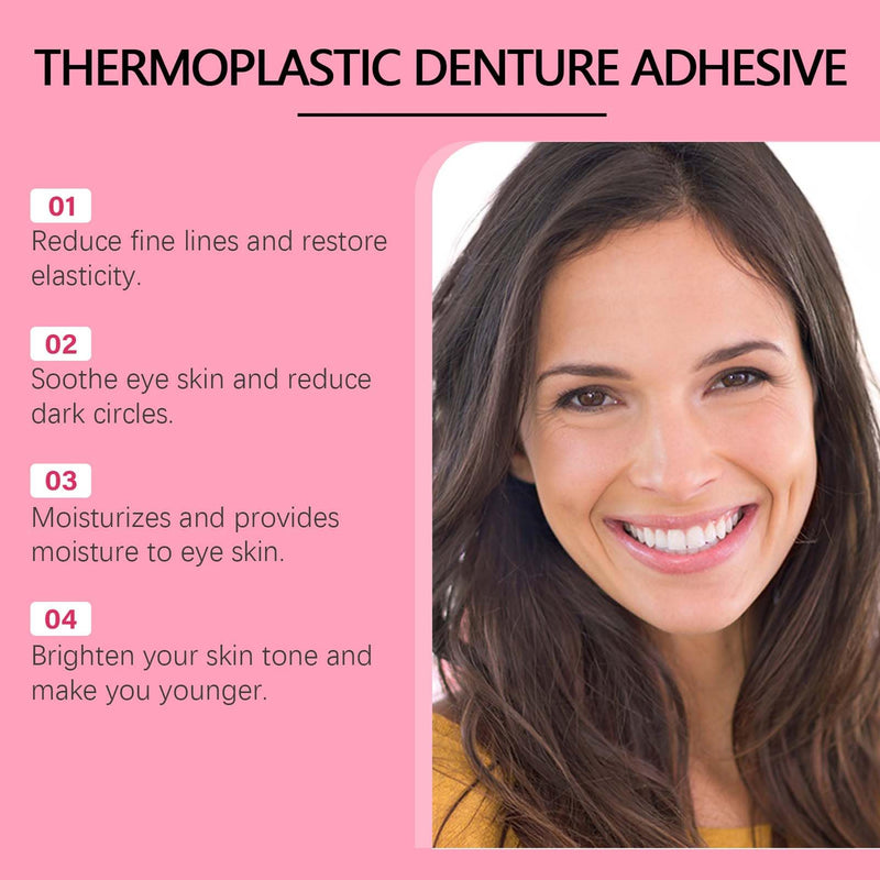 [Australia] - Denture Adhesive Cream, 2PCS Thermoplastic Denture Glue, Thermoplastic Denture Adhesive, Safe Thermoplastic Denture Adhesive, Denture Glue 