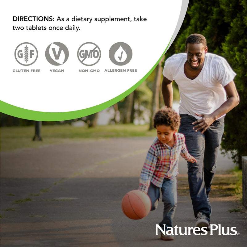 NaturesPlus Ultra Juice Multivitamin - 90 Bi-Layered Tablets - Whole Food Supplement with Fruits, Vegetables & Probiotics - Energy, Digestion & Immune Health Support - USDA Organic - 45 Servings