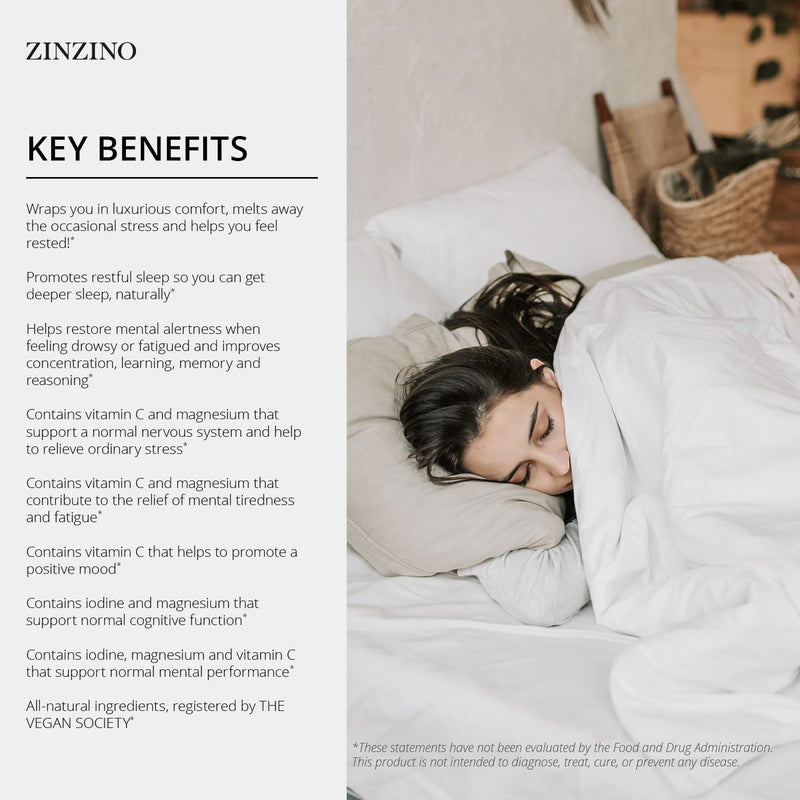 ZINZINO - Viva+ Daily Supplement - 60 Tablets | Contains Iodine, Vitamin C, Magnesium, B Vitamins, And Plant Extracts In A Convenient Daily Tablet Formula