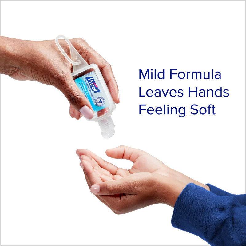 [Australia] - Purell Advanced Hand Sanitizer Variety Pack, Naturals and Refreshing Gel, 1 Fl Oz Travel Size Flip-Cap Bottle with Jelly Wrap Carrier (Pack of 8) - 3900-09-ECSC 