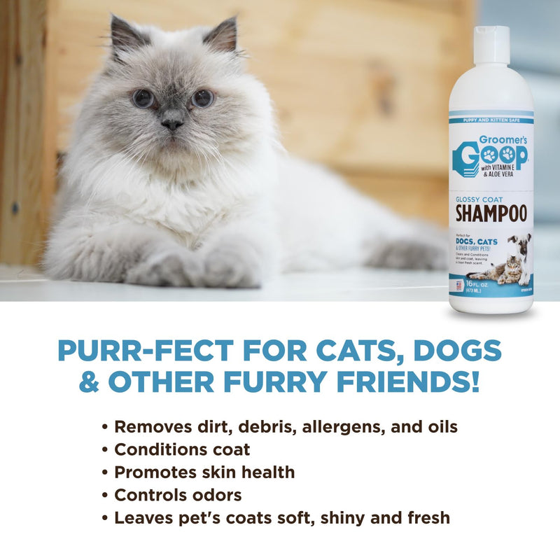 Groomer's Goop Glossy Coat Pet Shampoo - 16 oz Flip-Top Bottle - PawsPlanet Australia