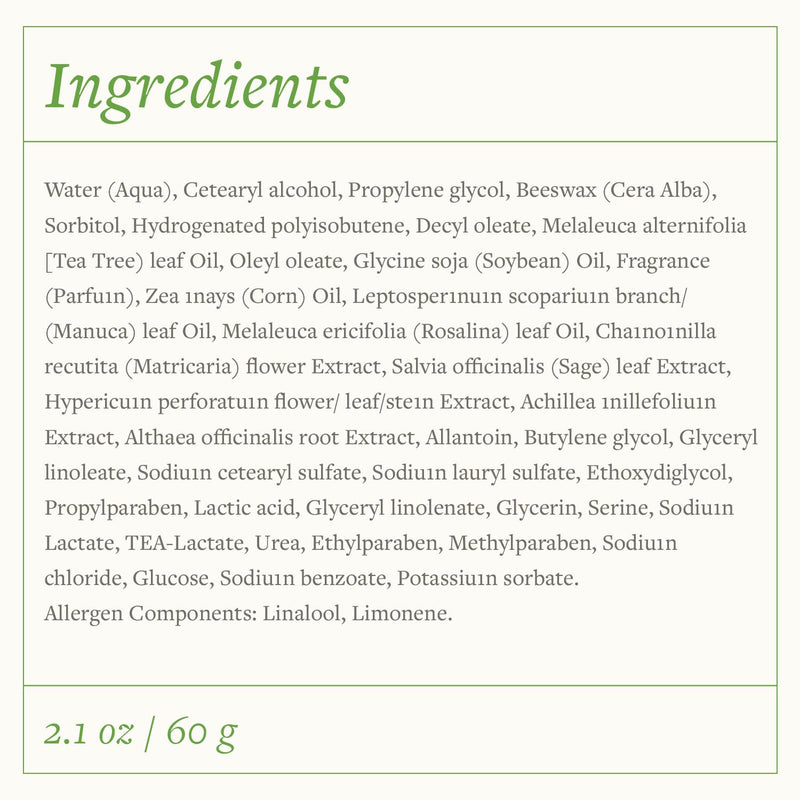 [Australia] - Swiss Just Tea Tree Oil, Manuka Honey and Rosalina Herbal Cream 60g. 