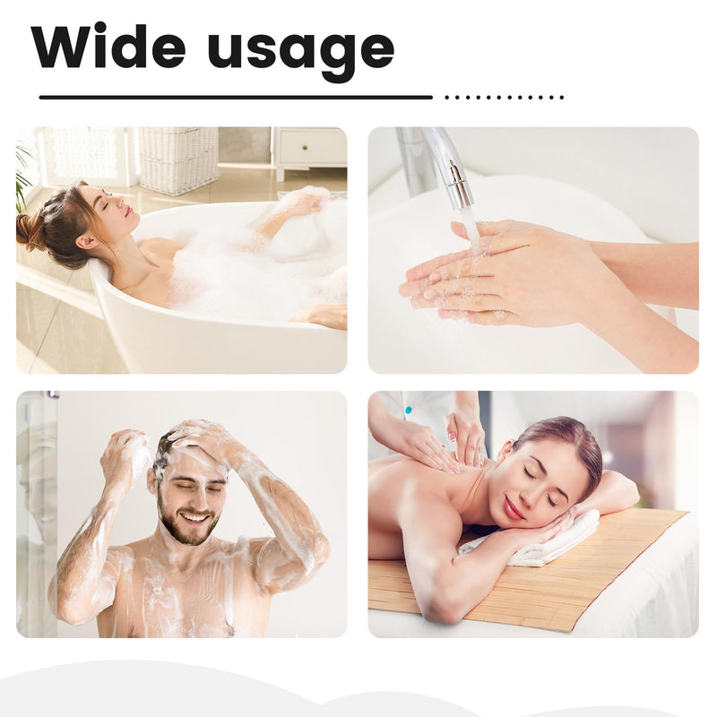 [Australia] - Pack of 3 peeling gloves, exfoliating gloves, washing glove, body shower glove, massage peeling glove, gloves for body and face - black, pink, white, black, pink, white 