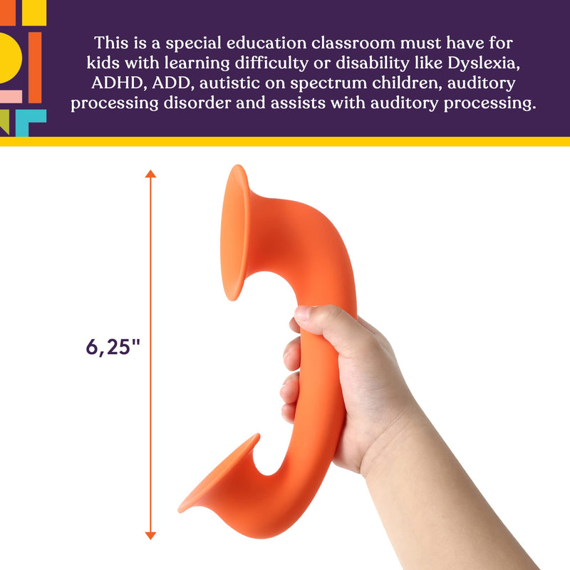 [Australia] - Special Supplies Phone Buddy Auditory Feedback Reading Phones for Classroom, Home Toy Phone Speech Therapy Communication Device for Kids and Adults, Accelerate Reading Fluency W/ 4 Pack Phonic Phones 