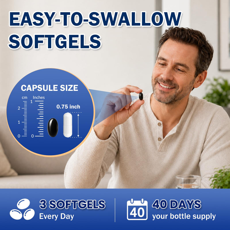 Neuropathy Support Nerve Supplement – 1000mg Advanced R-Alpha Lipoic Acid, L-Carnitine, Benfotiamine, PQQ,CoQ10,Magnesium & B-Complex for Nerve Health,Antioxidant & Cellular Energy,Vegan 120 Capsules 120 Count (Pack of 1)