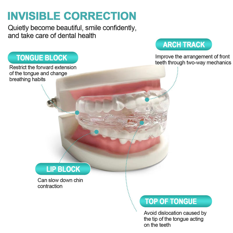 [Australia] - Anti-snoring splint, dental splint for grinding, mouth guard for teeth grinding, mouth guard for night protection, improves sleep quality, bite splint against teeth grinding for men and women, transparent 