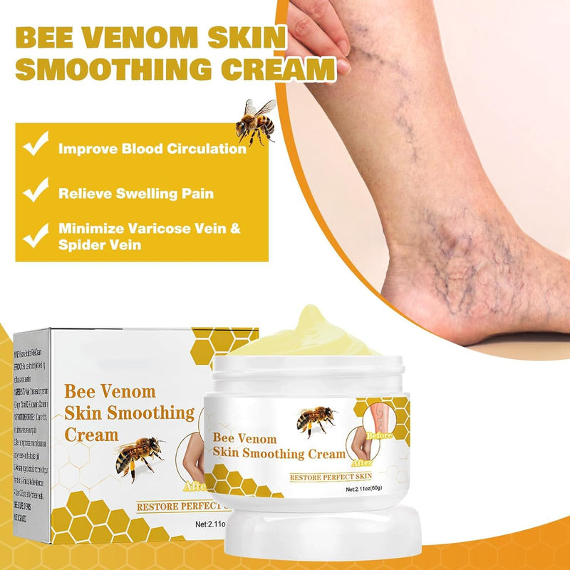 [Australia] - Pack of 2 bee venom varicose veins cream, Furzero varicose veins cream, varicose veins cream, bee venom pain cream, bee venom ointment, for everyone 