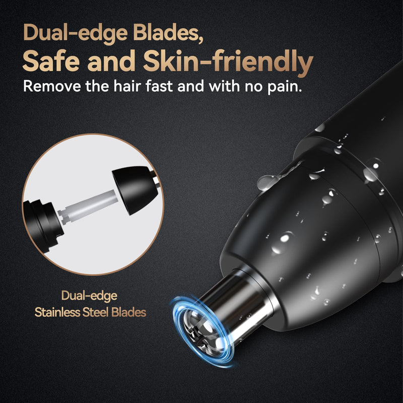 [Australia] - MAXGROOM nose hair trimmer, nose trimmer, nose hair trimmer, nose hair trimmer for men and women, USB nose hair scissors, nose razor for men 