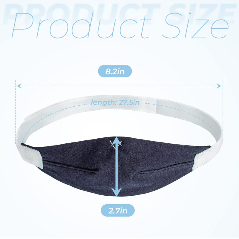 [Australia] - Chin Strap Replace for ResMed, Adjustable Ventilation Chin Strap to Keep Mouth Closed and Reduce Air Loss, Anti Snoring Chin Straps for Men Women (2 Pack) 2 Pack 