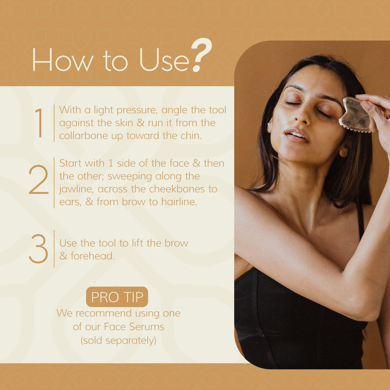 [Australia] - LUVIH - The Illuminator Kansa Gua Sha Tools for Massaging The Face & Certain Areas of The Body, Skin Firming & Invigorating Gua Sha Facial Tools, Alternative to Wood Therapy Massage Tools, 1 Piece 