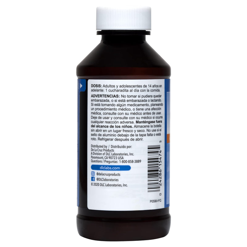 [Australia] - De La Cruz Cod Liver Oil Liquid - Pure Wild-Caught Icelandic Fish Oil 4 FL OZ (118 mL) 