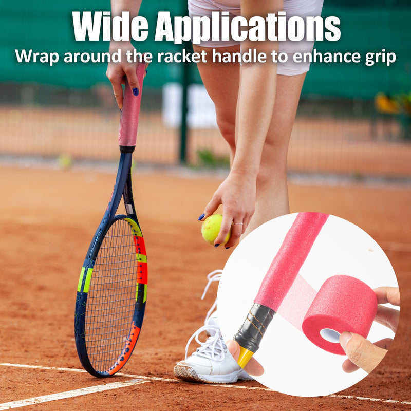 [Australia] - 9 Rolls (108 Yards) Pre Wrap Athletic Tape - 9 Colors, 3rd Gen Prewrap for Hair Soccer, Athletic Sports Wrap Foam Underwrap for Headbands, Ankles, Wrists, Hands & Knees 