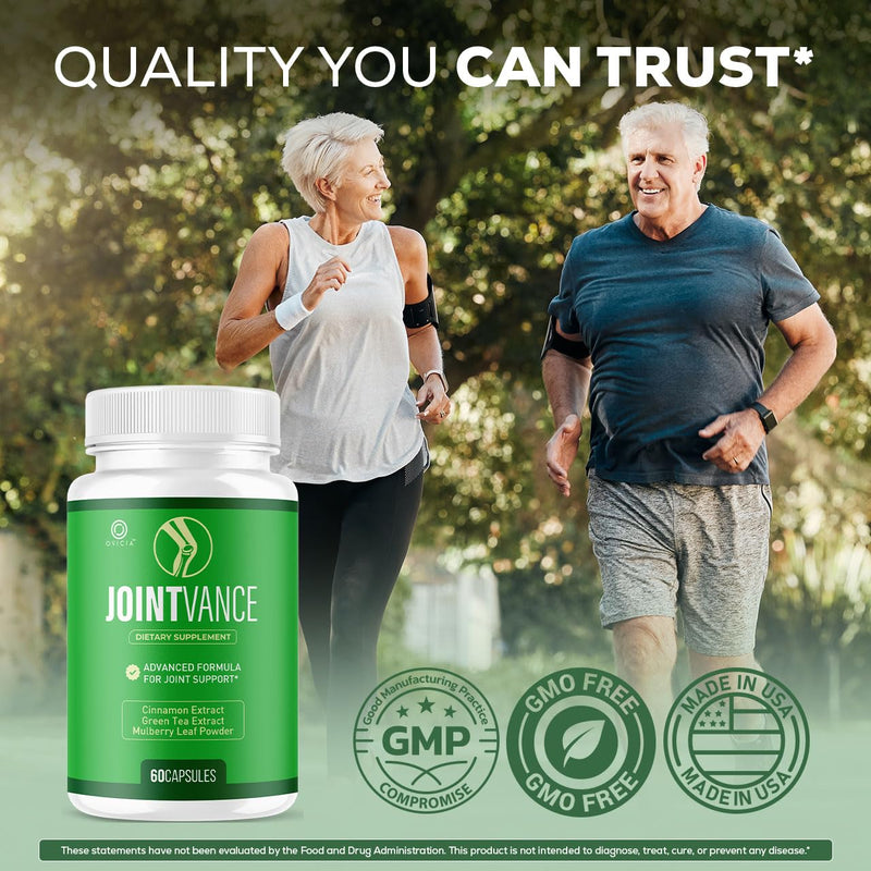 (5 Pack) JointVance Capsules - Advanced Formula Joint Vance Joint Support Pills Daily All Natural Maximum Strength, Premium Vitamins for Overall Health & Wellness Reviews, 300 Capsules for 5 Months 60 Count (Pack of 5)