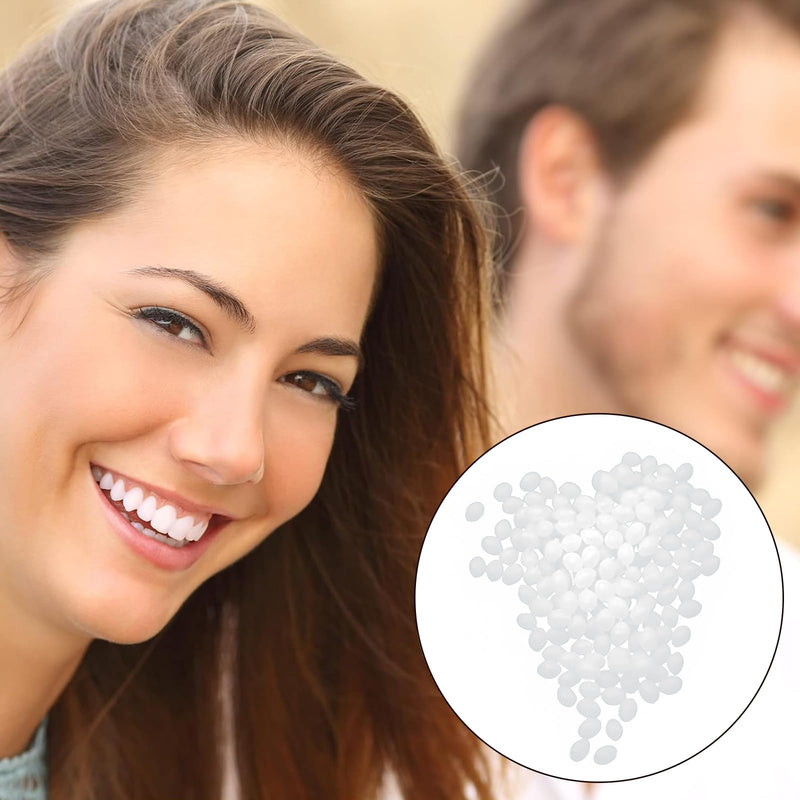 [Australia] - SNONESIY 100 g clip-on teeth, clip-on dentures, DIY dentures, used to repair missing teeth and denture veneers, temporary tooth repair beads 