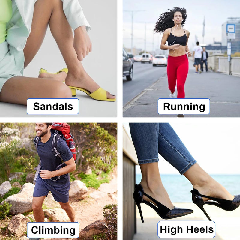 [Australia] - Ruayia Bunion pad forefoot, reusable forefoot pad, fabric forefoot pads, non-slip feet soles, ball of foot metatarsal cushion, high heel insoles pads - skin color - S 