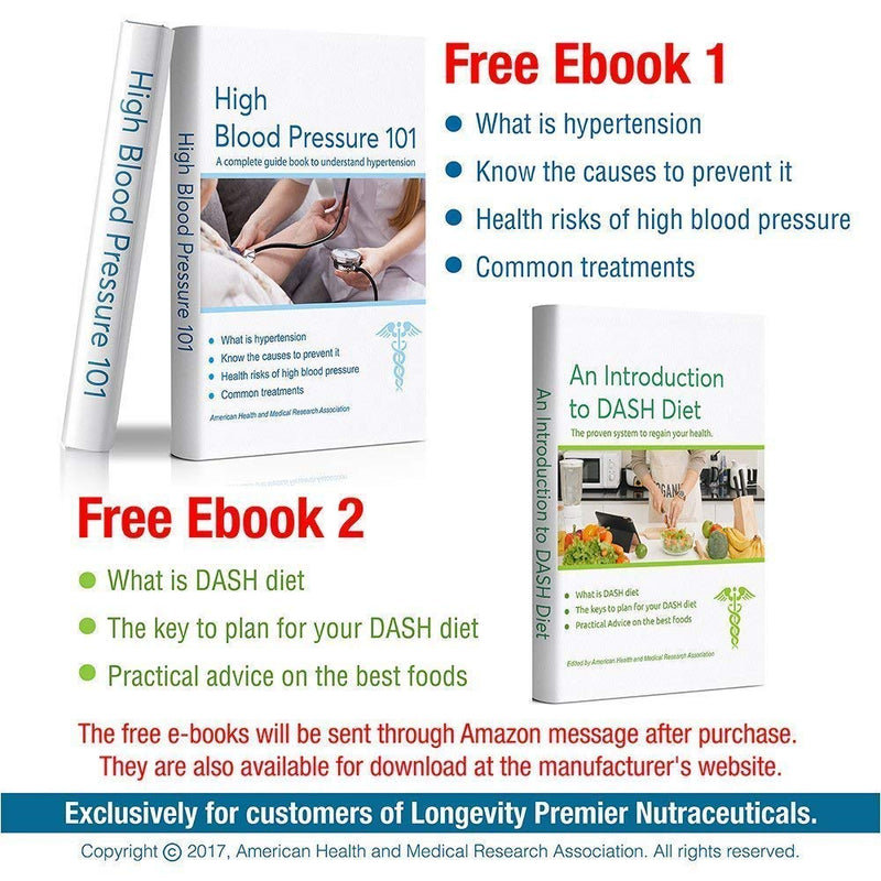 [Australia] - [2-Bottle Value Pack] Longevity Blood Pressure Formula -Scientifically formulated with Hawthorn & 12+ Quality All Natural Herbs 