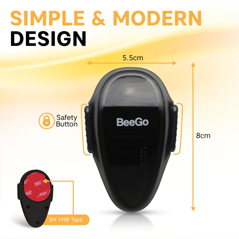 [Australia] - Oven Lock Child Safety ‚Äì Award Winning Self-Adhesive Baby Proofing Oven Door Latch, Easy Install Heat-Resistant Safety Lock by BeeGo (Black) Black 