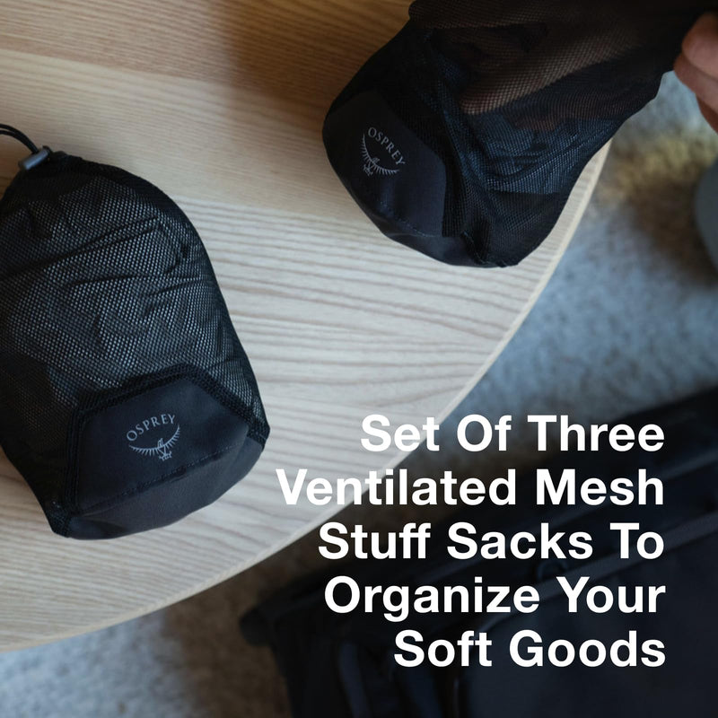 Osprey Daylite Mesh Packing Sack Set Black