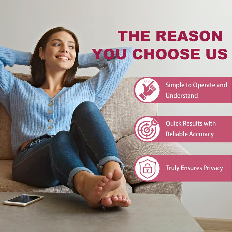 Iron Deficiency Test Kit, Suitable for Children and Adults, at-Home Iron Test Kit for Anemia.Iron Test Kit for Quick Response and Accurate Results 1 Count (Pack of 1)