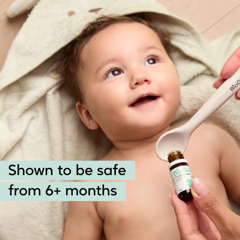 BioGaia Prodentis Baby Oral Probiotics | Liquid Patented Probiotic Drops for Babies & Infants 6+ Months | Helps Maintain Bacteria Balance in The Mouth | Unique L. Reuteri | Neutral Flavour | 5 ml