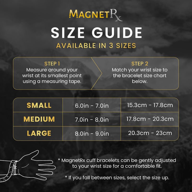 [Australia] - MagnetRX® Magnetic Bracelet Cuff - Twisted Cable Stainless Steel Bangle Magnetic Bracelets - Elegant Golf Bracelet Men & Women (Silver | Medium) Silver Medium (Pack of 1) 
