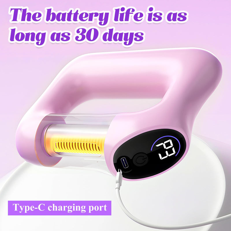 [Australia] - Multifunctional Full-Body Fascia Ring, 2025 Upgraded Full-Body Fat Burning, Djustable Massage Modes, Ergonomic Electric Fascia Massager, for Muscle Knot Recovery & Relaxation (Purple) Purple 