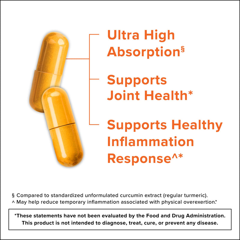 Qunol Turmeric Curcumin 1000mg, Ultra High Absorption Supplement, 150 Count | #1 Doctor Recommended form of Turmeric Curcumin, Extra Strength Capsule for Joint Support and a Healthy Inflammation Response Capsules 150 Count (Pack of 1)