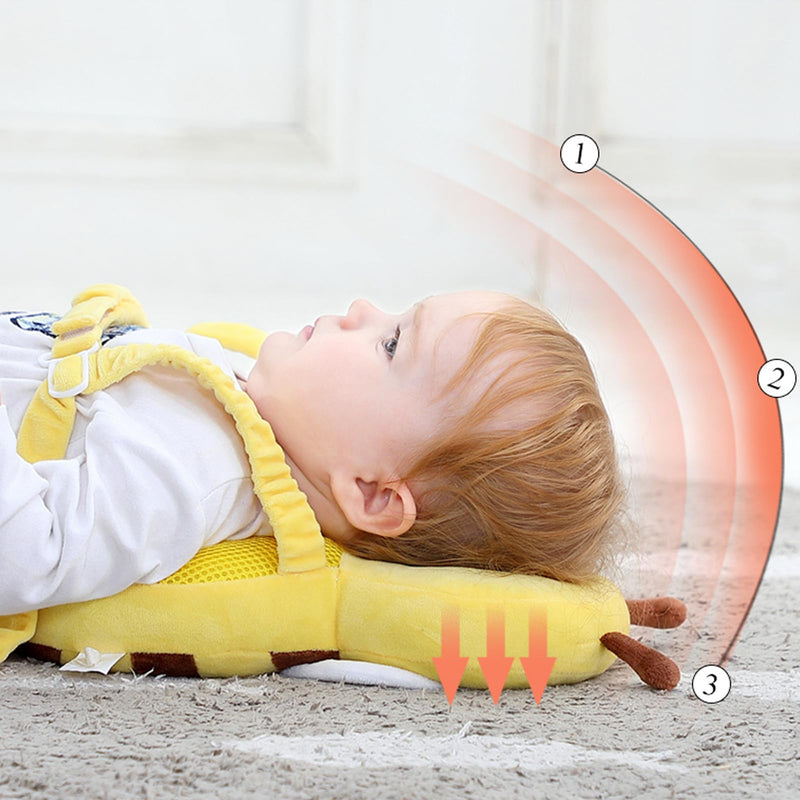 [Australia] - Baby Walker Head Protector Backpack Wear,Toddler Adjustable Baby Head Protection Backpack for Safety Baby Learning Walking Crawling (Duck) Duck 