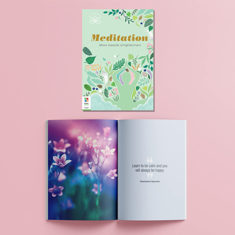 [Australia] - Hinkler Elevate - Meditation Kit - Mindfulness Tools for Adults - Mental Health and Self Care Essentials - Meditation Aid - Finger Labyrinth - Adult Hobbies - Stress Relief and Relaxation Guide 