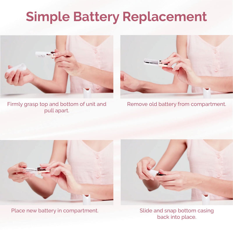 [Australia] - Finishing Touch Flawless Women's Painless Hair Remover, Parisian Blue, 1 Count 