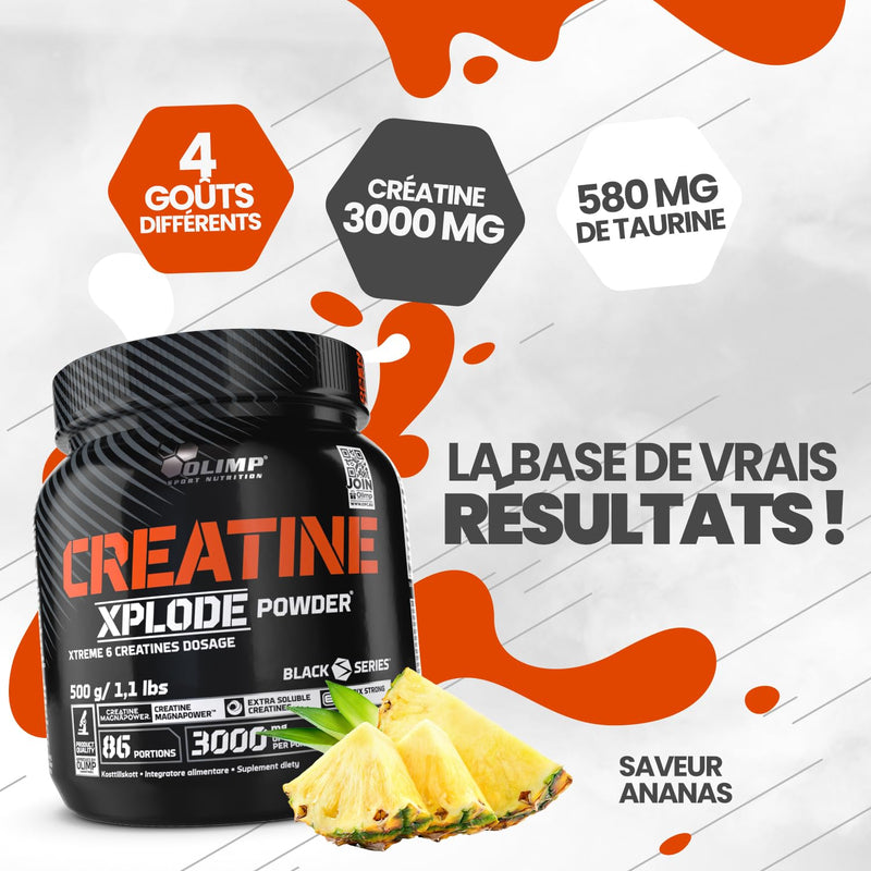 OLIMP SPORT NUTRITION Olimp Labs Creatine Xplode Powder, Pineapple Flavour, 500 g