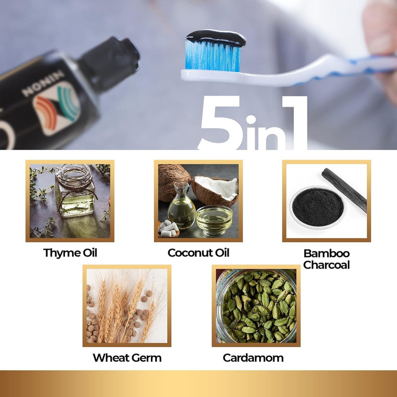 [Australia] - Activated Charcoal Toothpaste 6.5oz Each with 100% Deep Cleansing Natural Toothpaste, Organic Paste eliminates Bad Mouth Odor Keeping it Refreshing (2 Pack (6.5OZ) Activated Charcoal Toothpaste 6.5 Fl Oz (Pack of 2) 