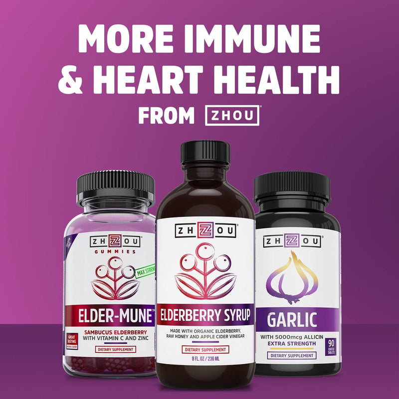 [Australia] - Zhou Resveratrol Supplement | Healthy Aging, Immune System & Heart Health Support | Powerful Antioxidant Benefits | 30 Servings, 60 Veg Caps 
