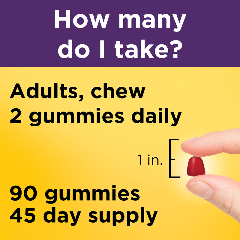 Nature Made Hair Skin and Nails with Biotin 2500 mcg, 90 Gummies | Dietary Supplement for Healthy Hair, Skin & Nails Support, Vitamin C Helps Make Collagen for Healthy Skin, 45 Day Supply Mixed Berry, Cranberry & Blueberry 90 Count (Pack of 1)