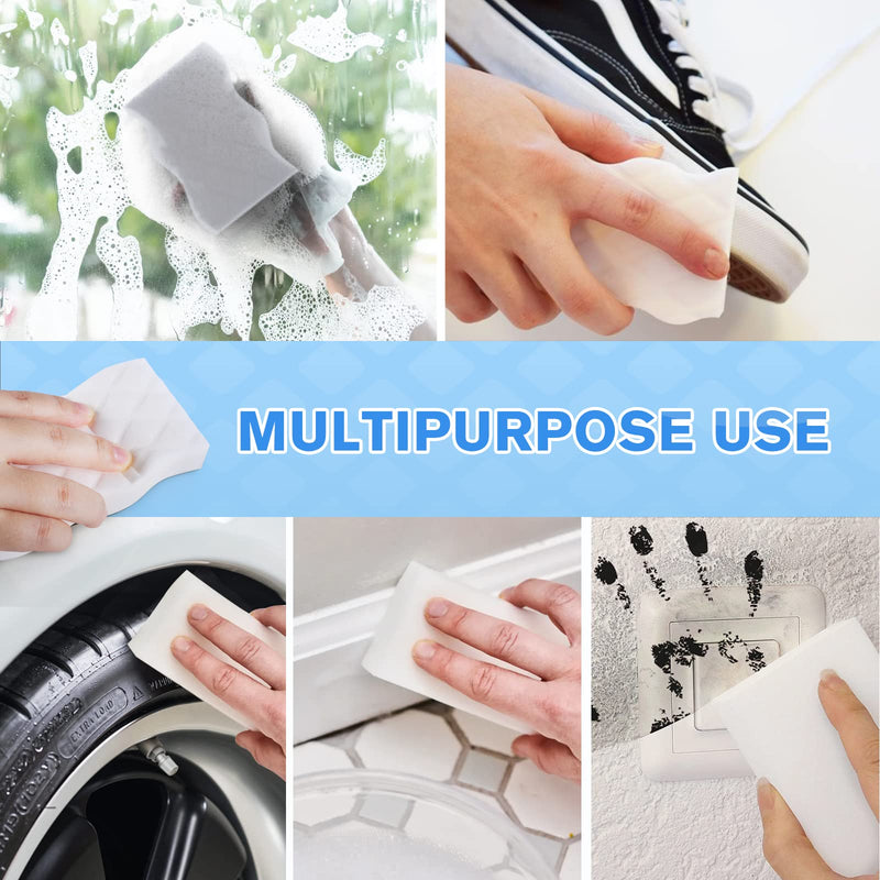 [Australia] - Squish Sponge Cleaning Pads, 18 Pack for Walls, Oven, Kitchen - With Melamine Foam, Universal Cleaner 