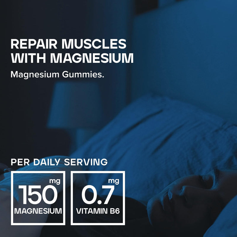 Bulk Magnesium Gummies, 150 mg, Bone and Energy Support, Tropical, 60 Gummies