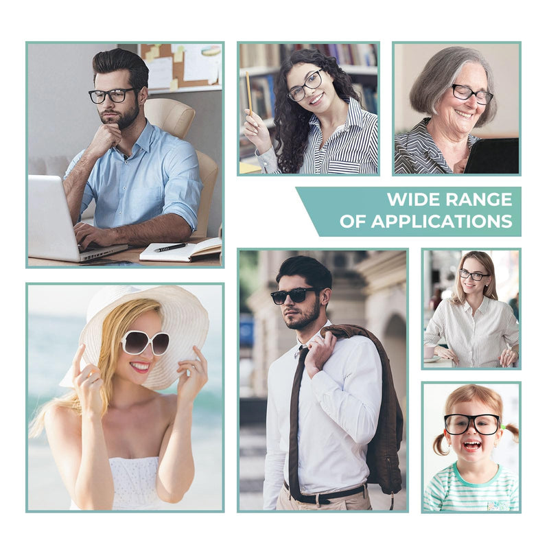 [Australia] - Quelcc 20 pairs of transparent glasses nose pads, self-adhesive nose pads, glasses nose pads, nose pads for glasses, self-adhesive, silicone nose pads for glasses and sunglasses, transparent 
