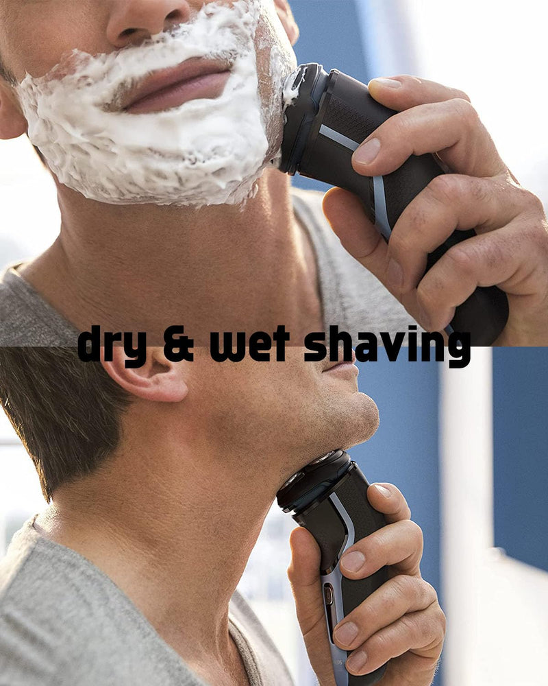 Electric Razor for Men Blades Compatible with rategist Replacement Blades rategist Electric Shaver Blades for rategist Rechargeable Electric Shaver WD787, 2 Cleaning Brush, 6 Pack 6 Packs