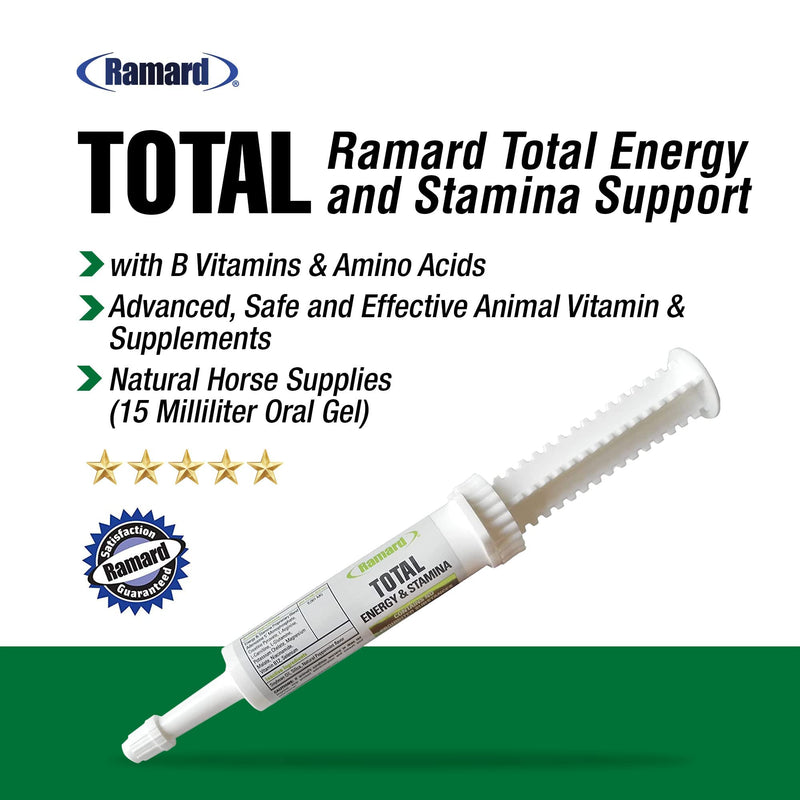 Total Energy and Stamina Support with B Vitamins & Amino Acids, Maximizes Oxygen Capacity, Peak Performance in Competition or Workouts, Powerful Vasodilator, Oral Gel, 15 cc Syringe, 1-Pack 1 Pack, 15 cc Syringe - PawsPlanet Australia