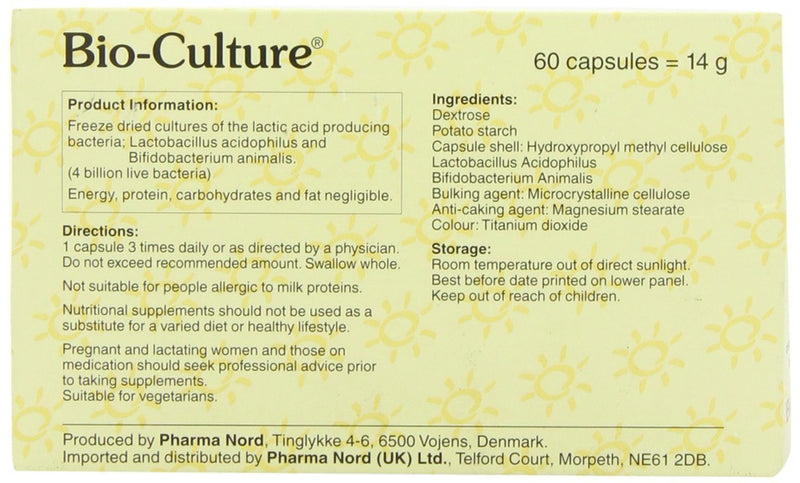 Pharma Nord Bio Culture 60 Capsules