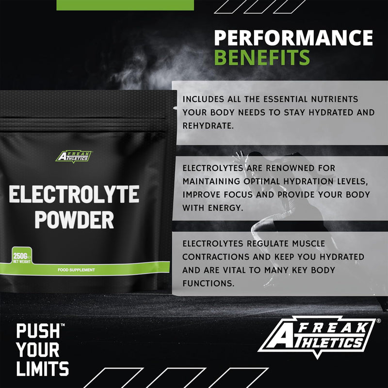 Freak Athletics Electrolytes Powder 250g - Unflavoured, Zero Sugar Hydration Electrolyte Powder, Electrolytes for Keto & Fasting, Daily Hydration Support | (250 Servings) (Pack of 2) 250 g (250 Servings) (Pack of 2)