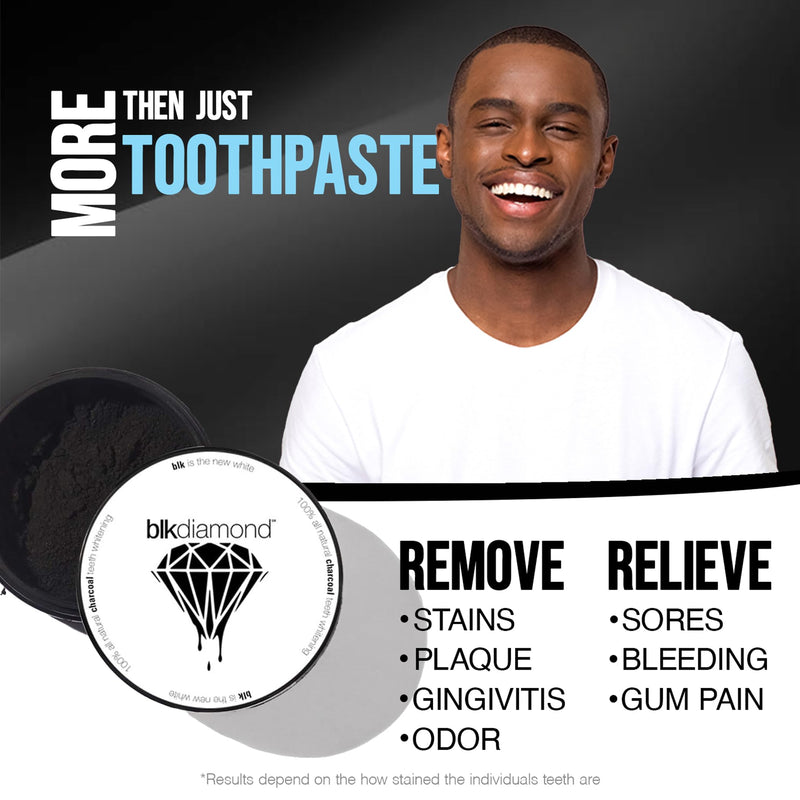 [Australia] - Premium Activated Charcoal Natural Coconut Teeth Whitening Powder - Safe for Enamel to get a Whiter and Brighter Smile - Organic Toothpaste Detoxifier 