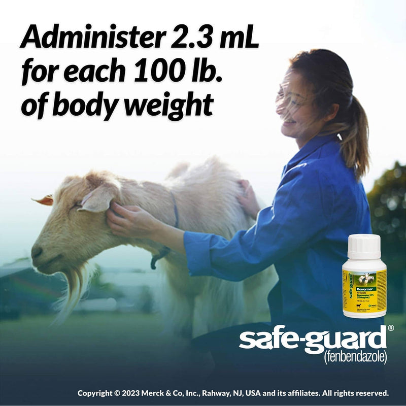 [Australia] - Safe-guard (Fenbendazole) Dewormer Liquid 125ml Merck Safe-Guard Goat Dewormer 