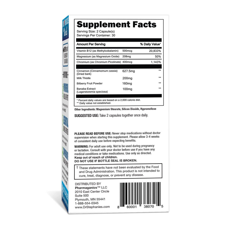 Dr. Stephanie's Bundle Pack - 24 Hour Support + Carb & Sugar Blocker - Daily Supplement