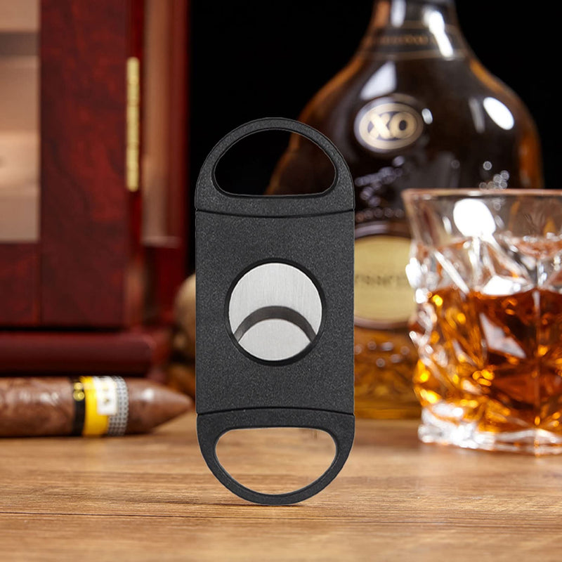 [Australia] - Cigar Cutter Double Blade Guillotine Portable Double Stainless Steel Blade Cigar Clippers Tool 10 Pack 
