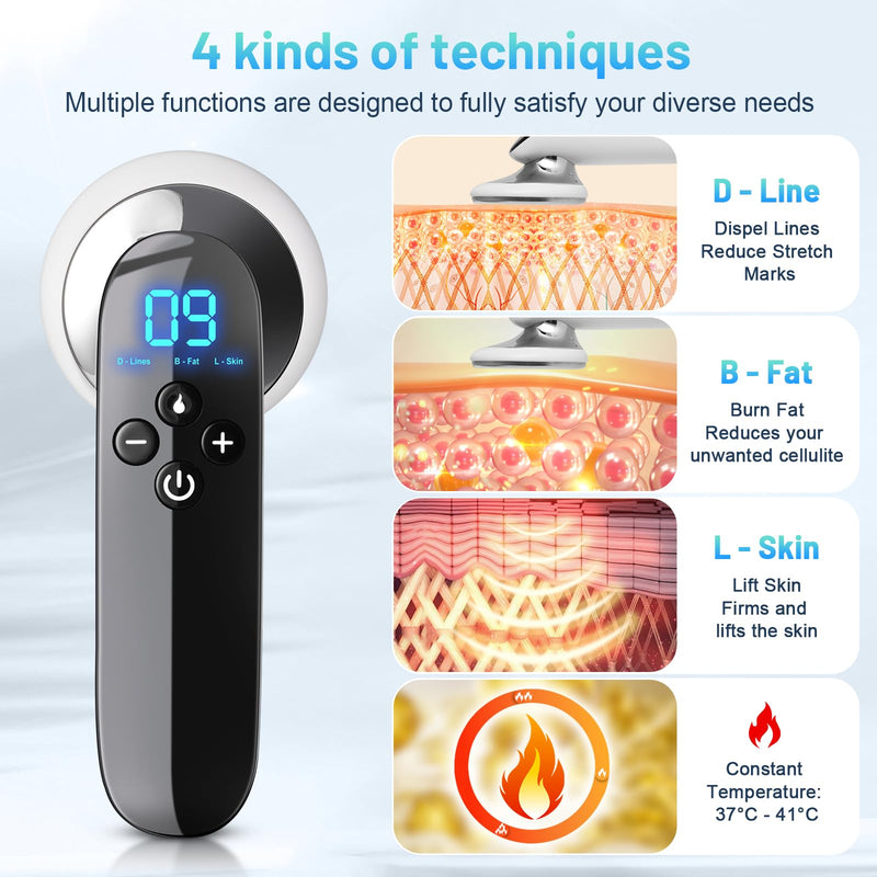 Body Sculpting Machine & Cellulite Massager – Portable Body Care Device for Belly, Waist, Arms, Legs & Butt – Home Self-Care Tool Modern