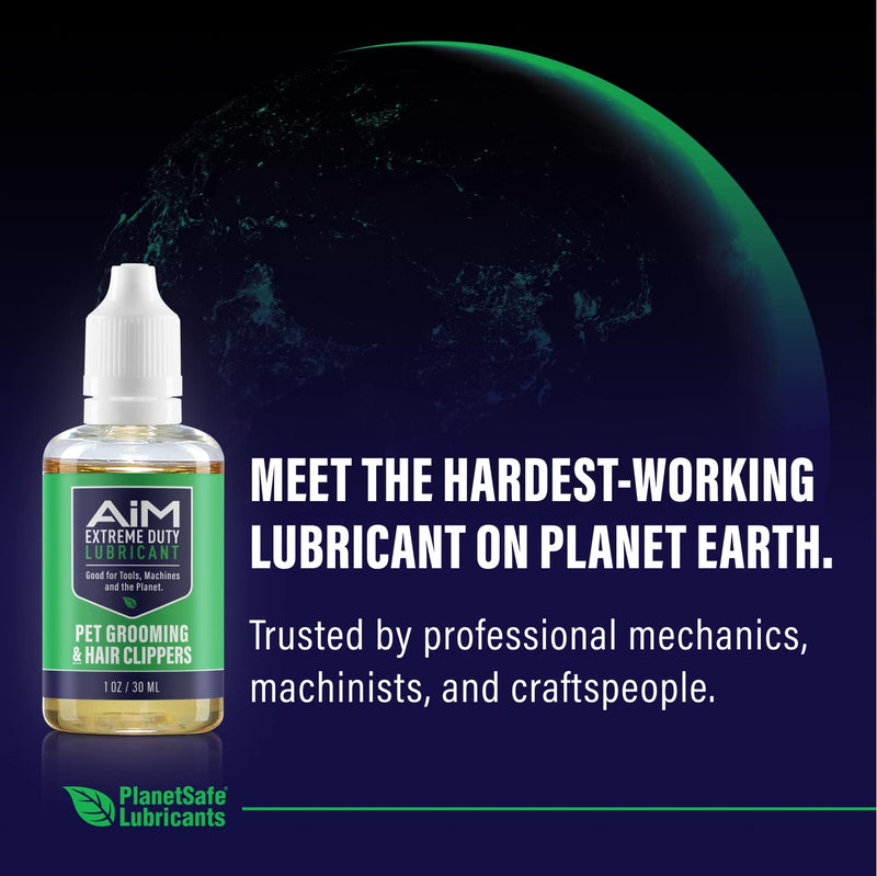 Planet Safe Pet Grooming Clipper Lubricant Oil Clipper Oil for Hair Clippers, Trimmers, and Electric Razors Pet Safe, Professional Grade, Non-Toxic, Odorless, Scientifically Designed for Pets - PawsPlanet Australia