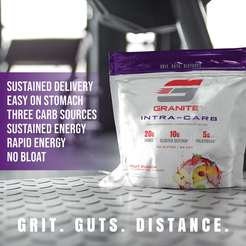 [Australia] - Carb Supplement by Granite Supplements | 20 Servings of Intra-Carb Strawberry Lemonade to Train Longer and Harder, With No Crash or Upset Stomach | Includes Cyclic Dextrin, Isomaltulose, and Dextrose 