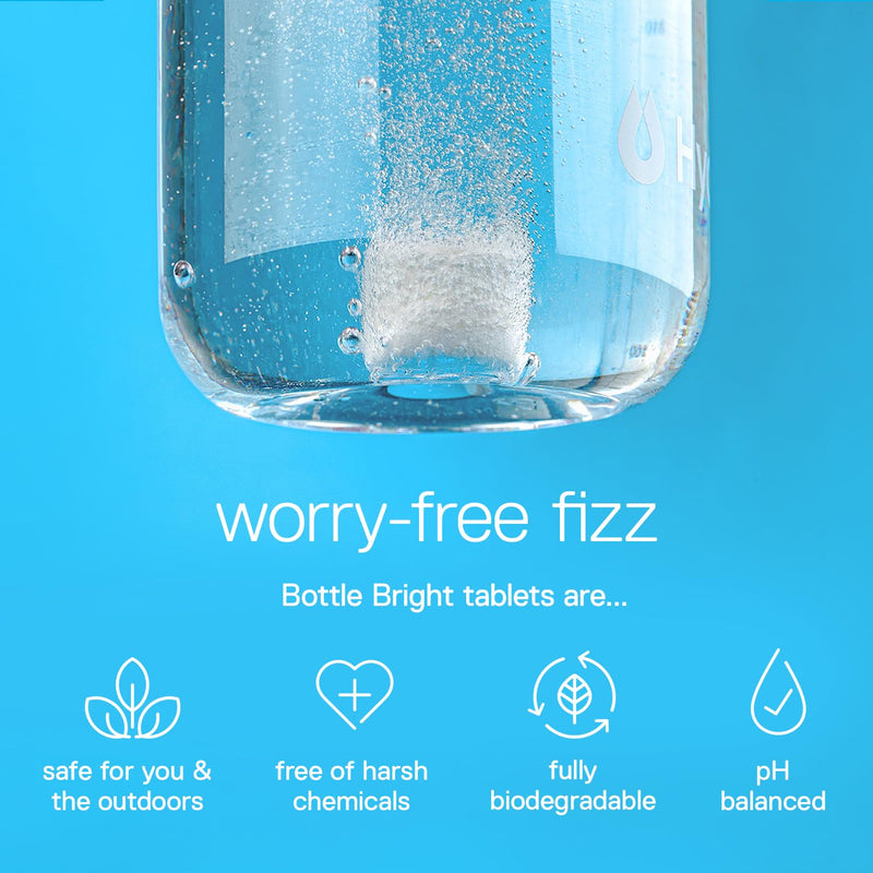 [Australia] - Bottle Bright Single Pack (12 Tablets)- Clean Stainless Steel, Thermos, Tumbler, Insulated and Reusable Water Bottles –Cleaning Tablets are Easy and Safe to Use 12 Count (Pack of 1) 